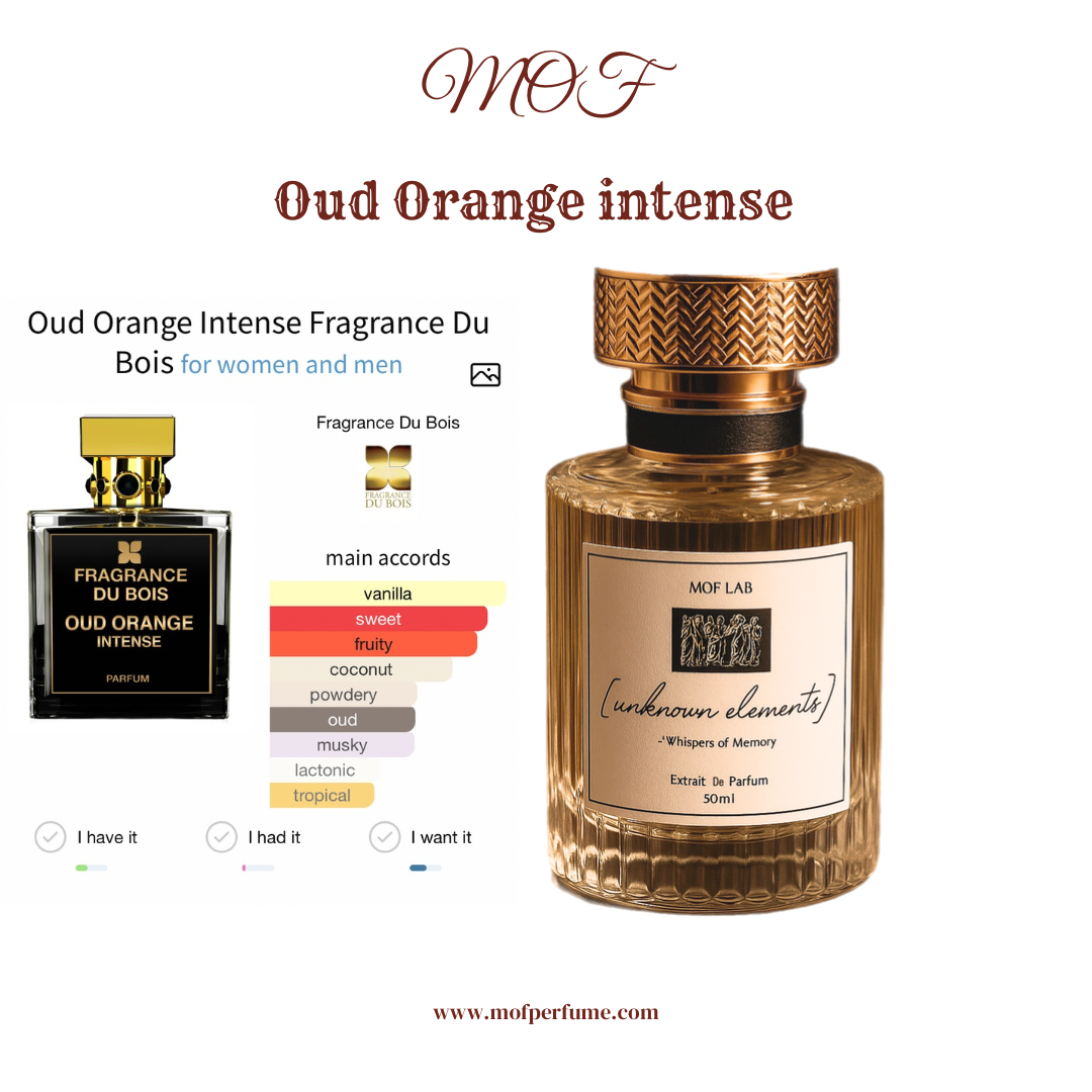 MOF- Oud Orange Intense fragrance du bois