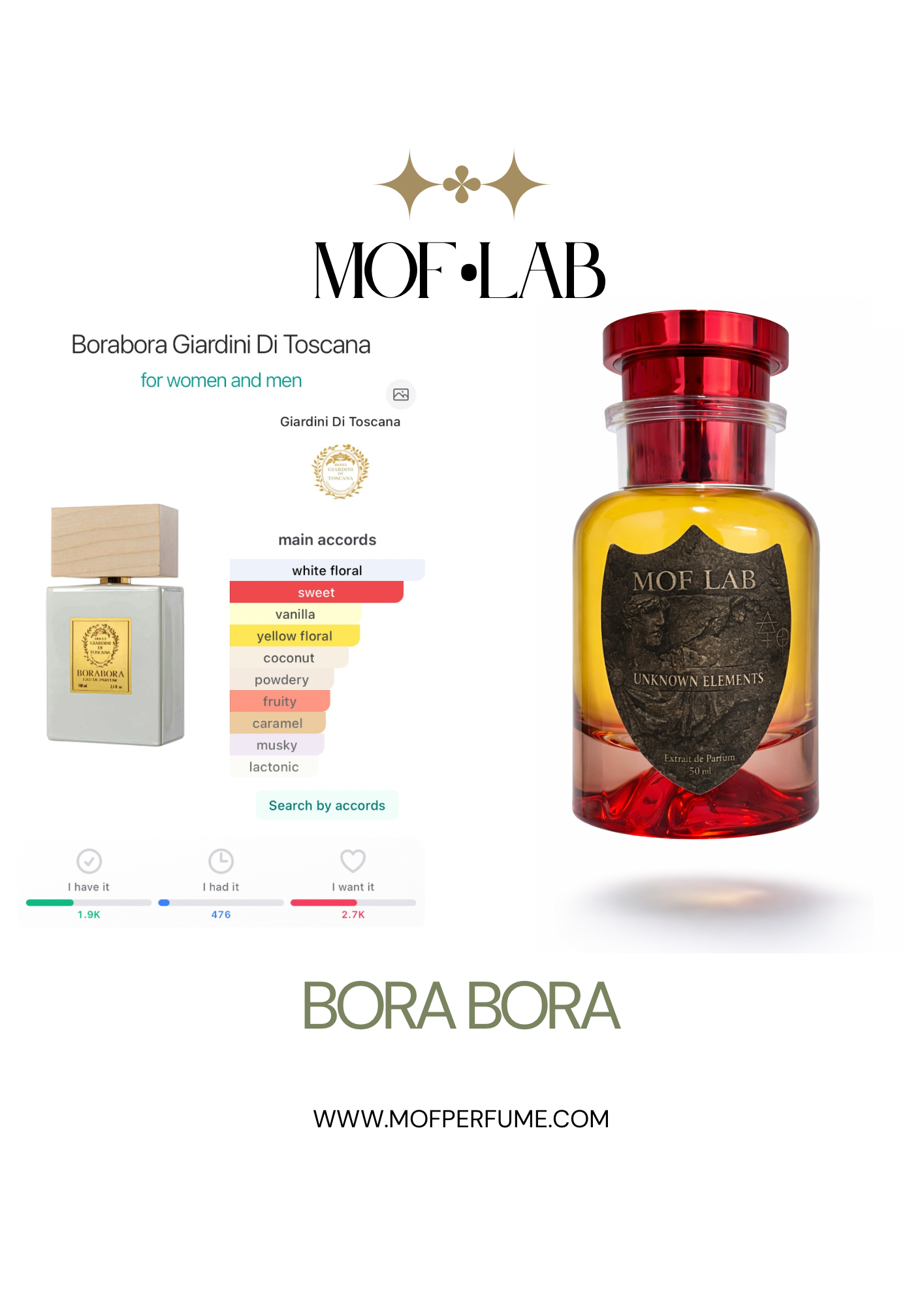 MOF - Bora Bora Giardini di Toscana