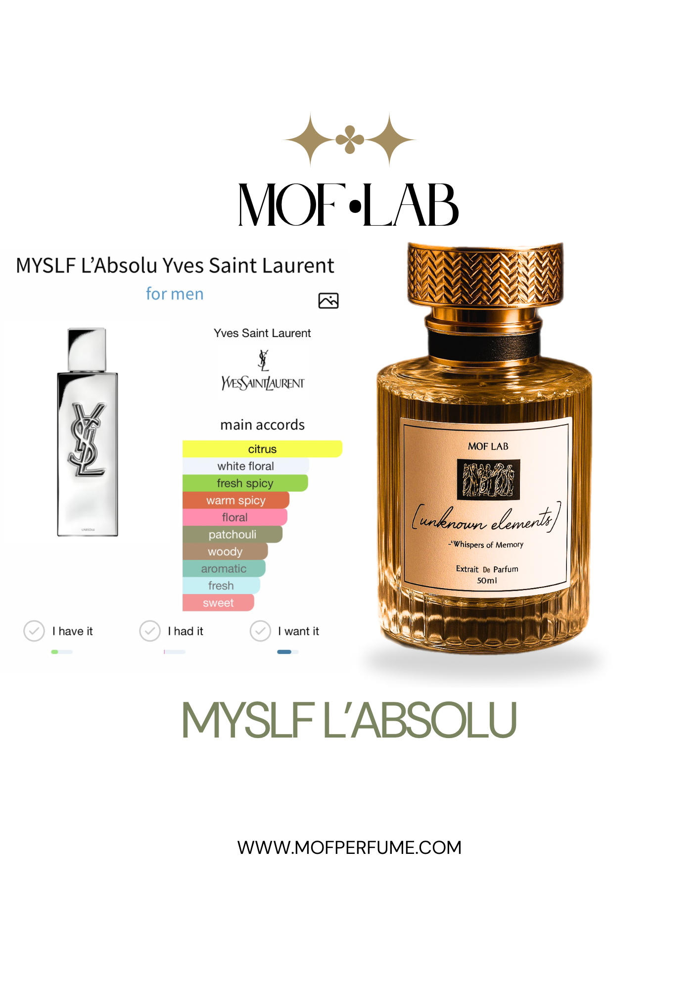 MOF - MYSLF l’absolu ysl