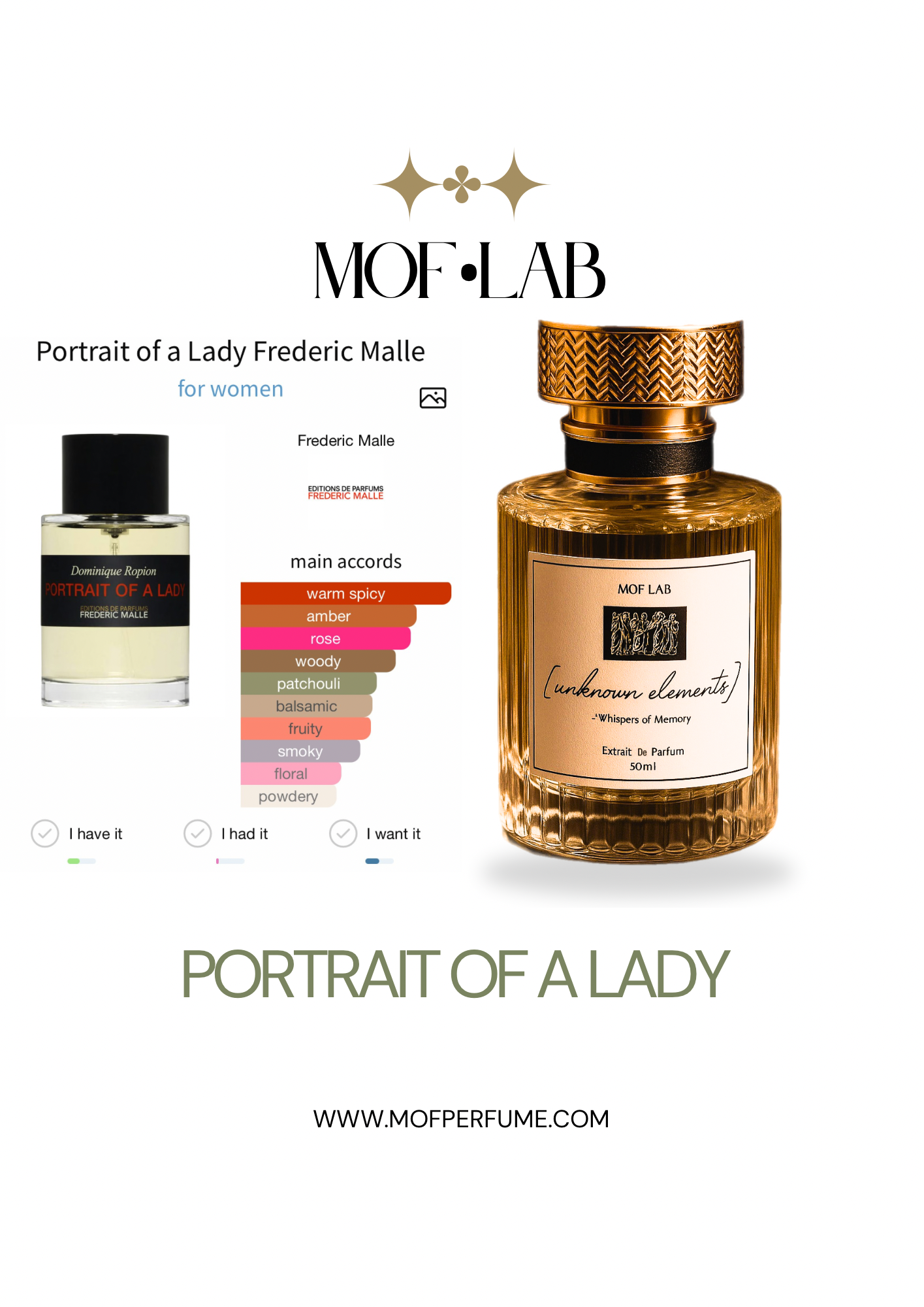 MOF - Portrait of a Lady Frederic Malle