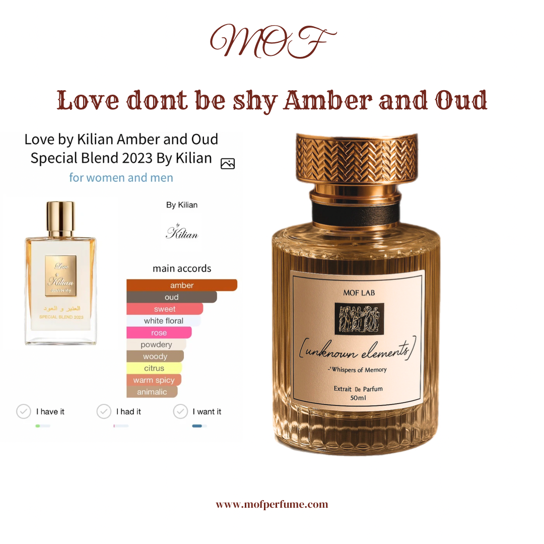 MOF - Love dont be shy Amber and Oud Killian