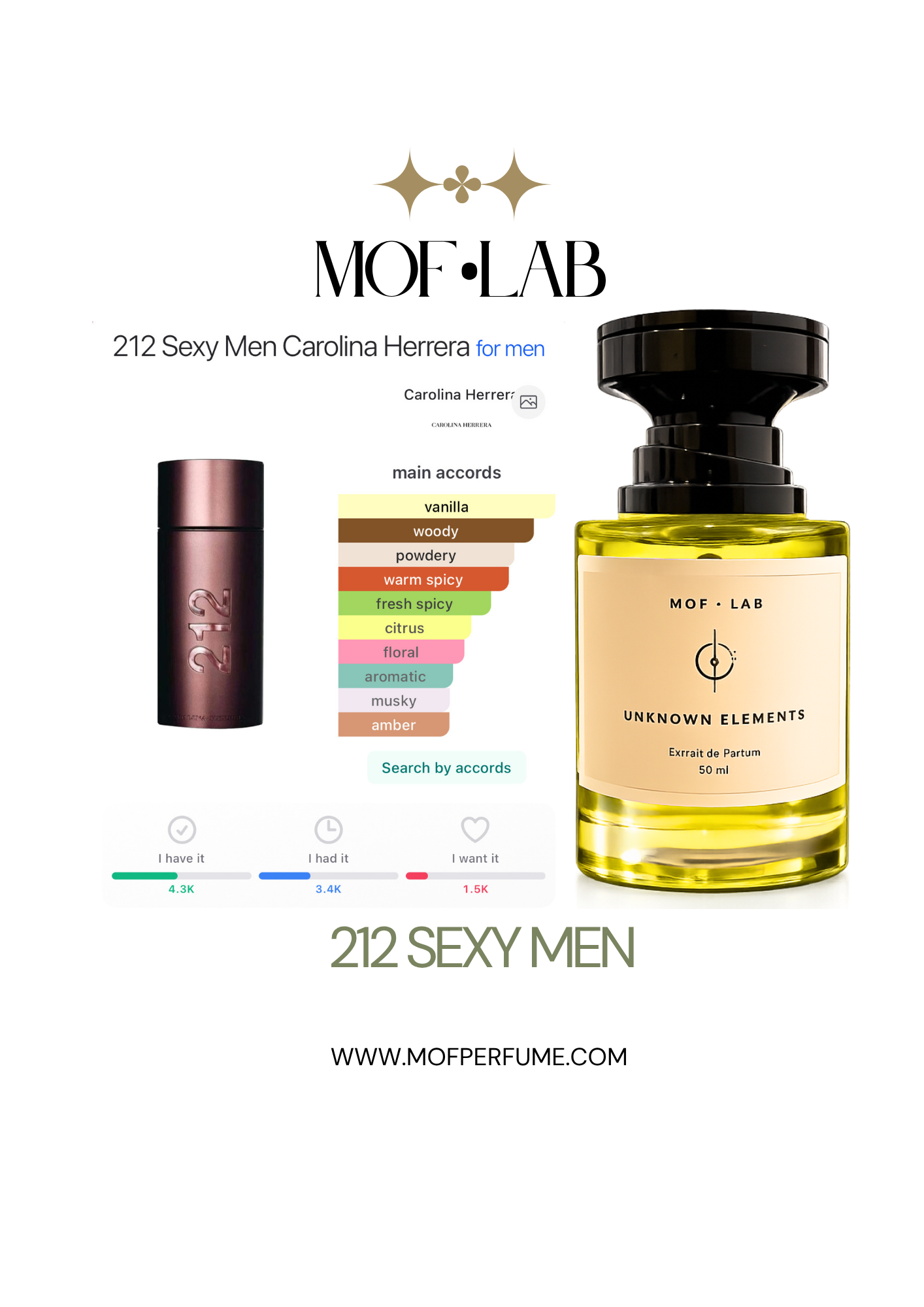 MOF - 212 Sexy Men Carolina Herrera