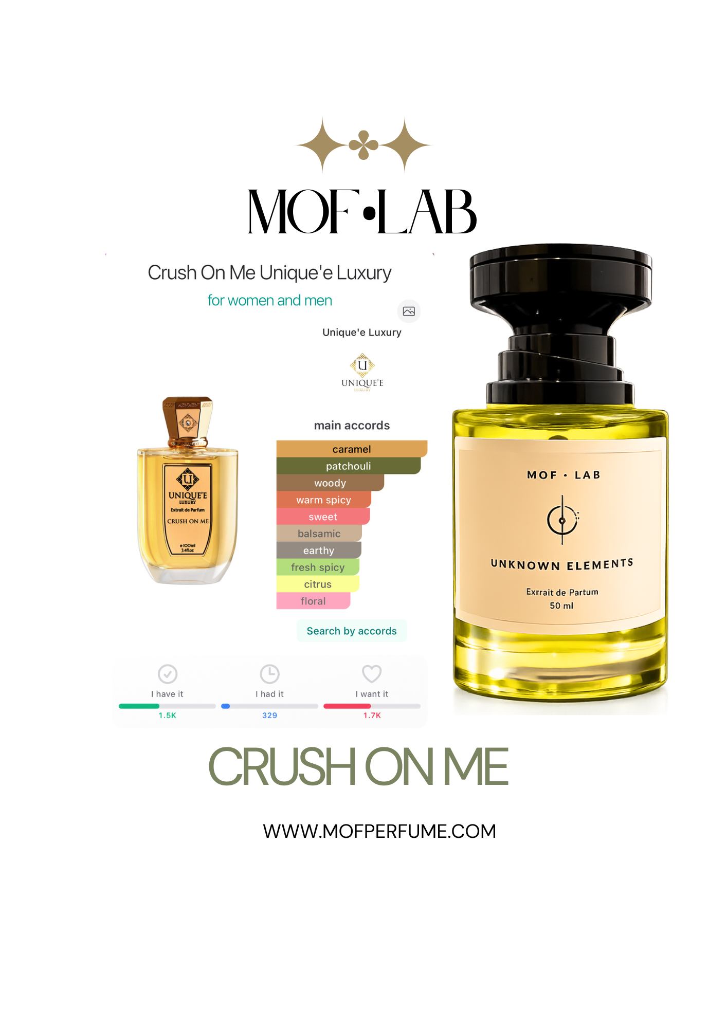 MOF - Crush On Me Unique Luxury