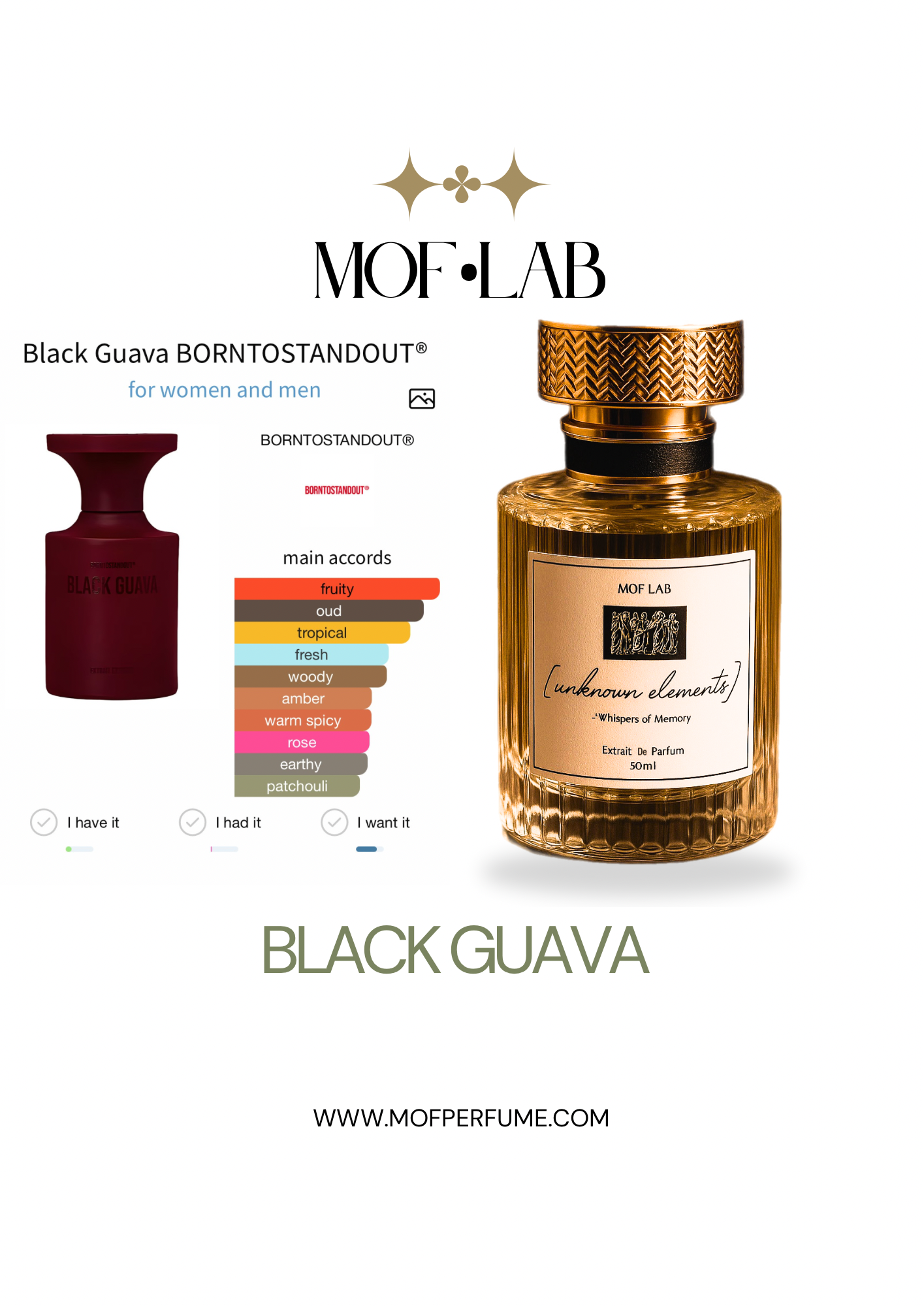 MOF - Black Guava Borntostandout