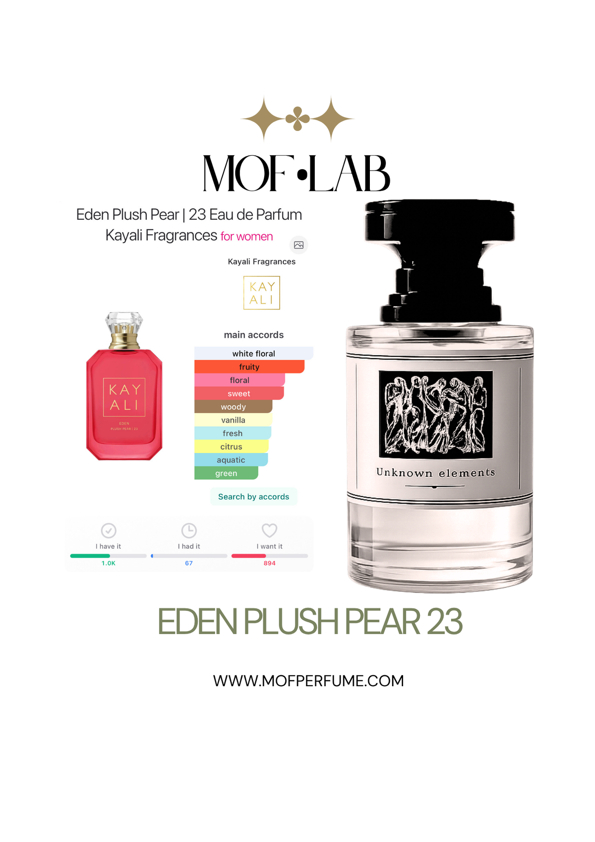 MOF - Eden Plush Pear 23 kayali