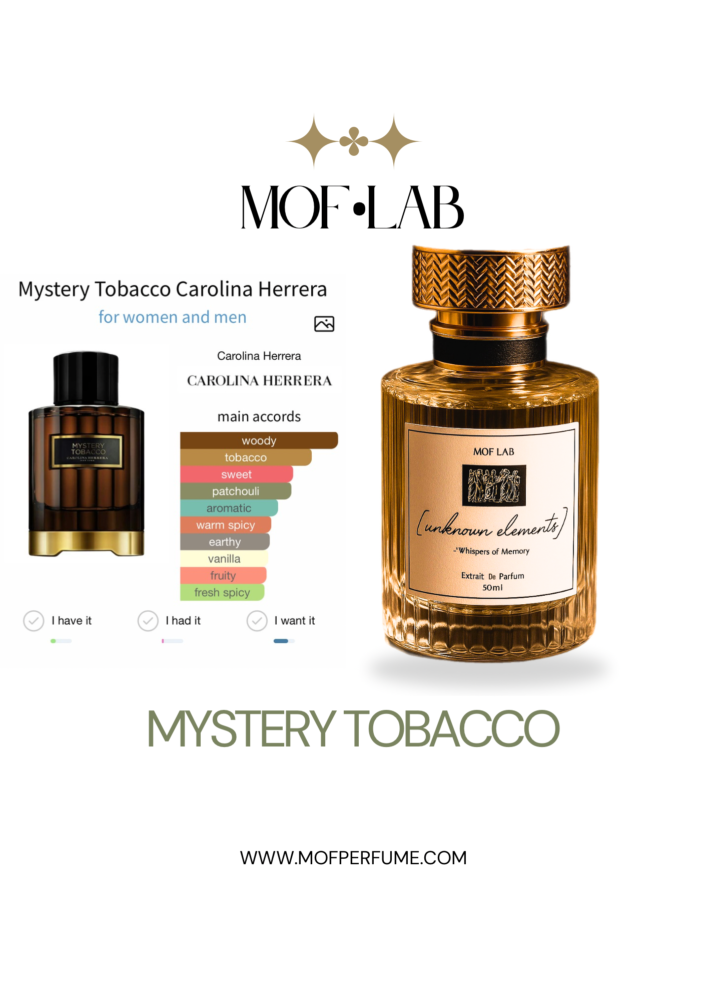 MOF - Mystery Tobacco Carolina Herrera
