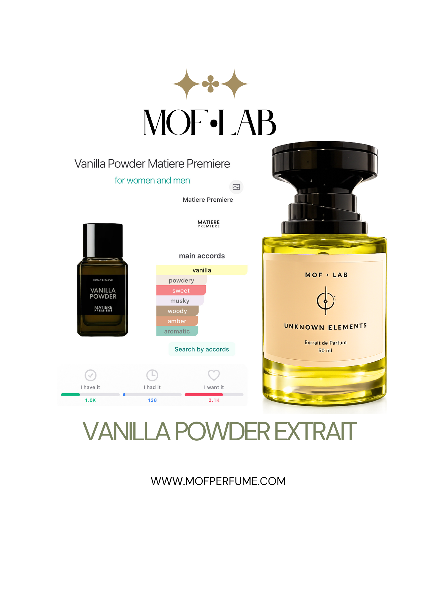 MOF - Vanilla Powder Extrait Matiere Premiere
