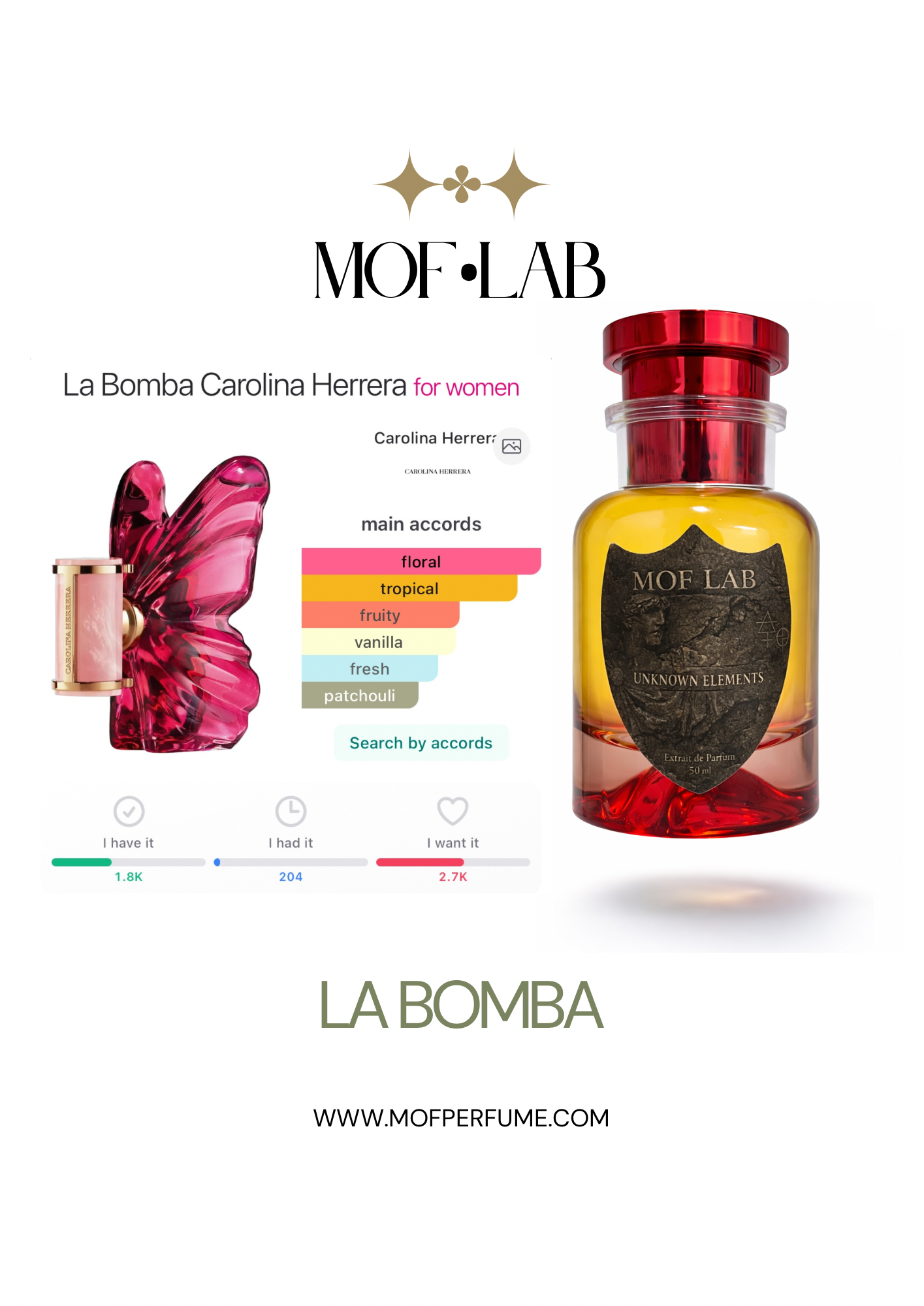 MOF - La Bomba Carolina Herrera
